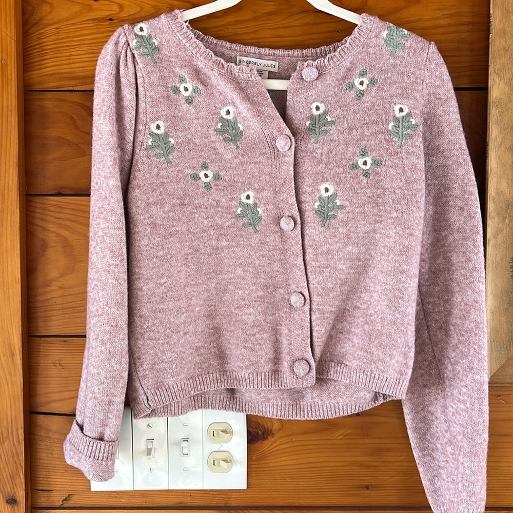 Floral cardigan